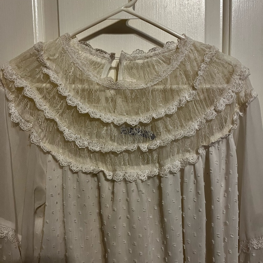 Beautiful White Lace Blouse